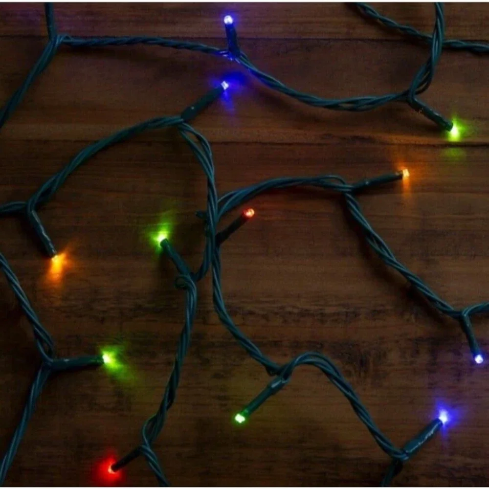 GE Color Changing LED String Lights White Wire 150 Ct 43.4-ft Multi-Function